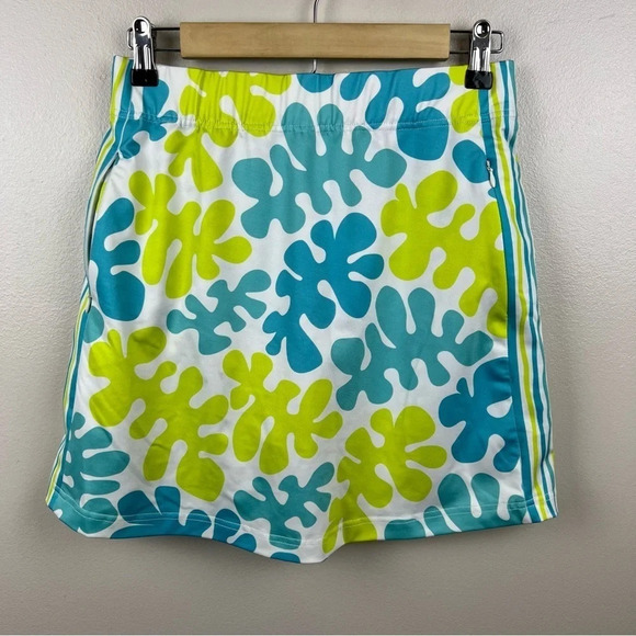 Gretchen Scott Skippy Skort Skirt Size Shrimp XXS Floral Stretch Travel Casual - Picture 1 of 9